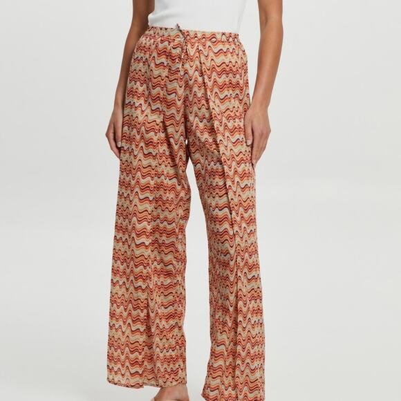 Faithfull the Brand Pants - NWT Faithfull The Brand Montero Cotton Split-Leg Boho Pants Vadella Medium